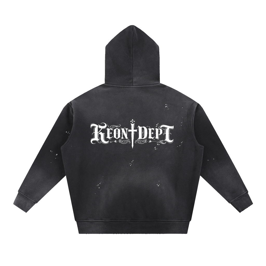 Worthy Frayed Fleece Hoodie