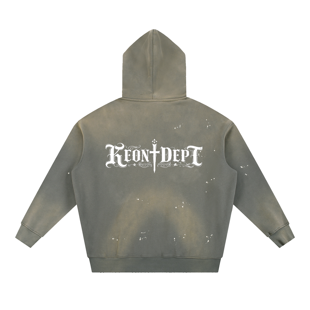 Worthy Frayed Fleece Hoodie